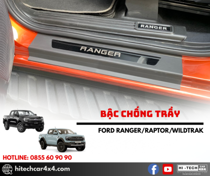 ỐP BẬC LÊN XUỐNG CỬA XE Ô TÔ FORD RANGER