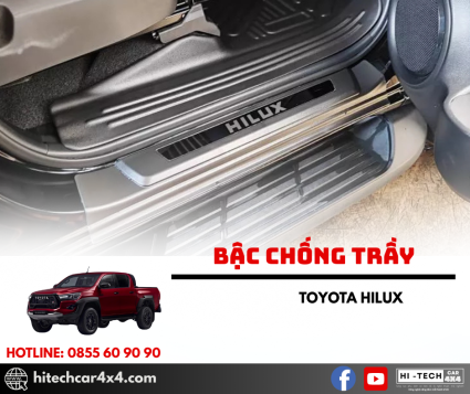 ỐP BẬC LÊN XUỐNG CỬA XE Ô TÔ TOYOTA HILUX