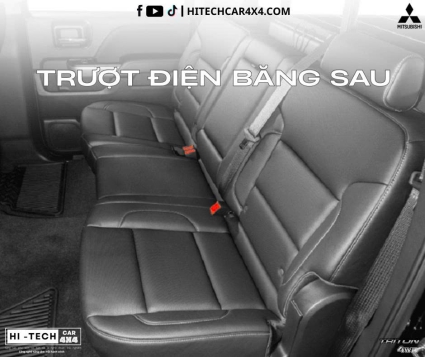 Ghế Chỉnh Điện Băng Sau Dành Cho Xe Bán Tải Mitsubisi Triton