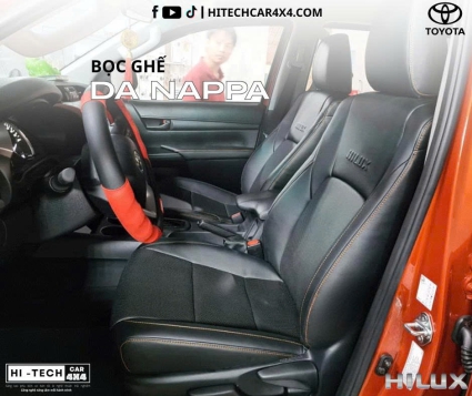 Bọc Ghế Da NAPPA Dành Cho Toyota Hilux
