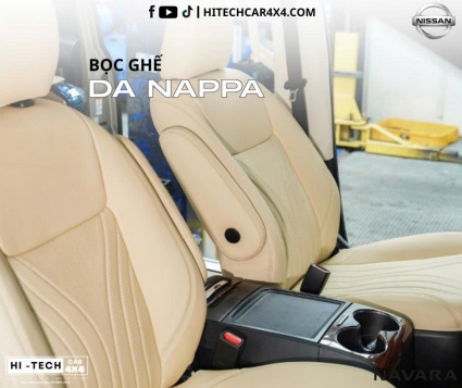 Bọc Ghế Da NAPPA Dành Cho Nissan Navara