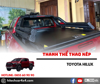 THANH THỂ THAO ĐÔI 2 ỐNG DÀNH CHO TOYOTA HILUX