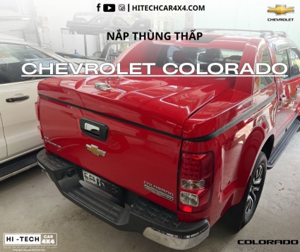 Nắp Thùng Thấp Cho Xe Bán Tải Chevrolet Colorado 2012-2022 – Thiết Kế Gọn Gàng, Chống Nước, An Toàn Tuyệt Đối